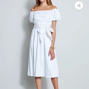 Elie Tahari white Topaz Dress- US size 2, UK size 6